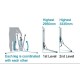 Turn iluminare temporara - 40.000 lumeni – 3,3m inaltime 